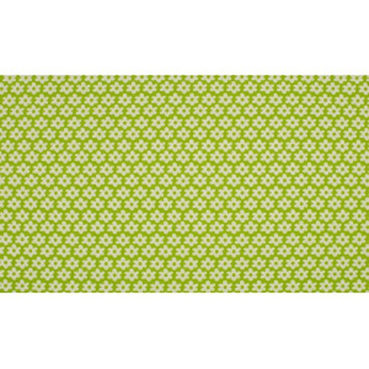 Minimals Bomullspoplin Tyg Print 24 Flower Lime 145cm - 50cm
