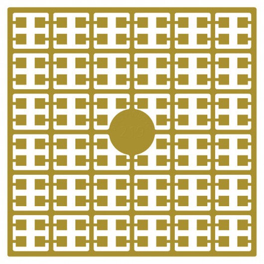 Pixelhobby Midi Pärlor 219 Mörkgul 2x2mm - 140 pixels