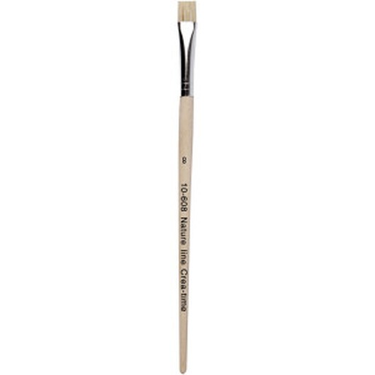 Natur Line Penslar, L: 18,5 cm, B: 10 mm, platta, 12 st./ 1 förp.