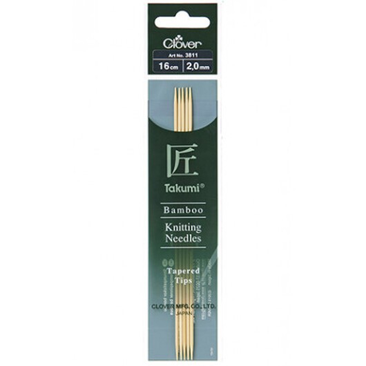 Clover Takumi Stickor Bambu 16cm 2,00mm