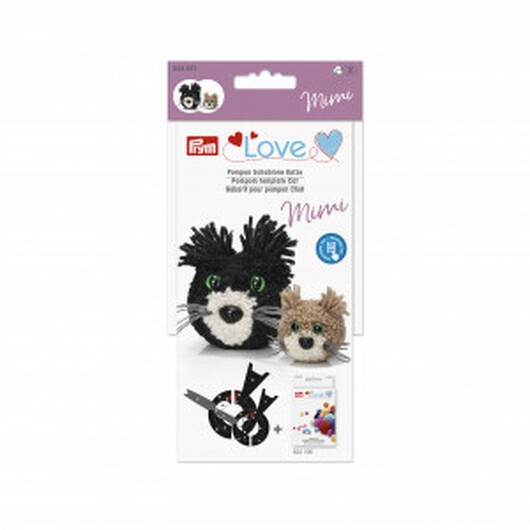 Prym Love Pompom Maker Katten Mimi - 2 storlekar