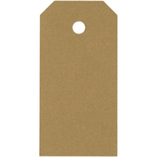 Manilaklistermärken, storlek 4x8 cm, 250 g, guld, 20 st / 1 frp.