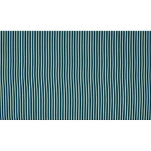 Minimals Bomullspoplin Tyg Print 306 Stripe Petrol 145cm - 50cm