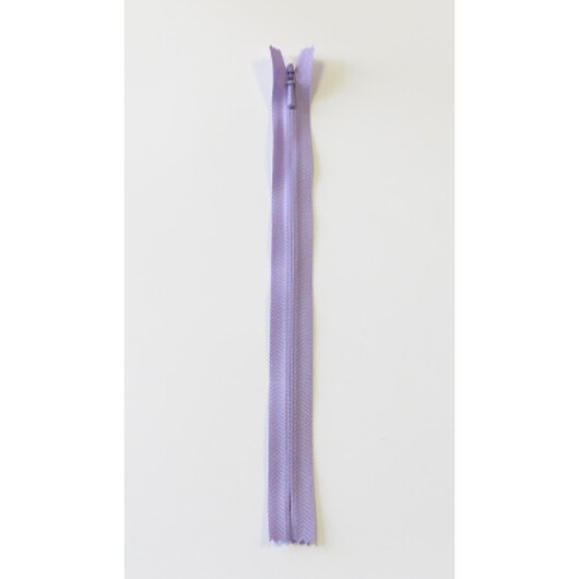 YKK Osynlig Dragkedja/Blixtlås Fast Ljuslila 4mm - 55cm