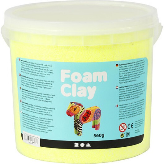 Foam ClayÂ® , neongul, 560 g/ 1 hink