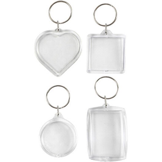 Nyckelhänge, storlek 40-50 mm, 4 st / 1 pk.