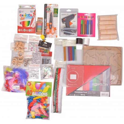 Stort kreativt hobbypaket - 28 varor