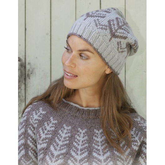 Inner Circle by DROPS Design - Stickmönster mössa one-size-fits-all