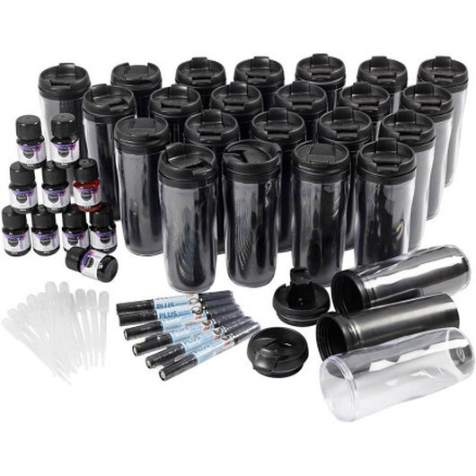 Grupp DIY Kit Termomuggar, H: 17,5 cm, Dia. 7 cm, 1 set