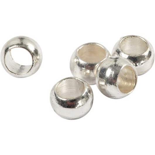 Wireklämmor, Dia. 2,5 mm, silver, 100 st./ 1 förp.