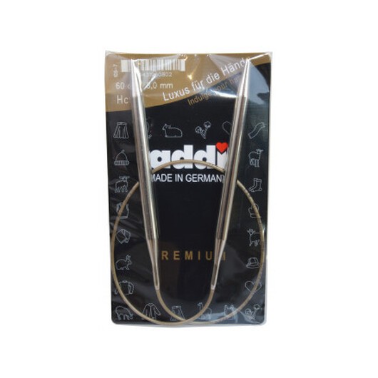 Addi Turbo Rundstickor Mässing 60cm 8,00mm / 23.6in US11