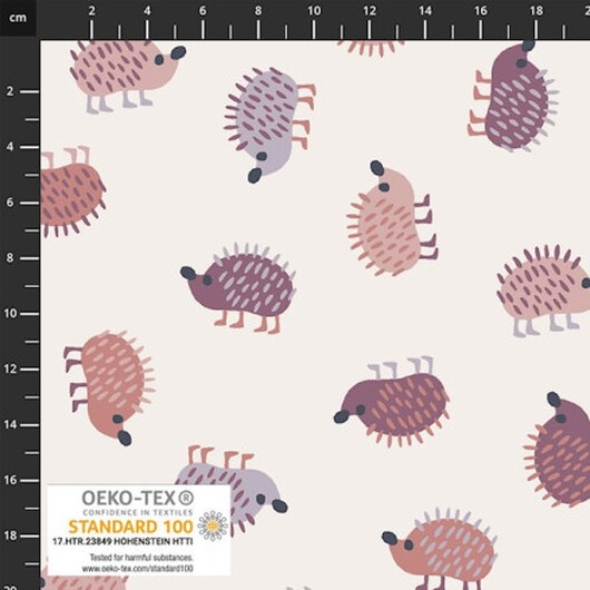 Avalana Jersey Tyg Tryck 165cm Igelkott - 50cm