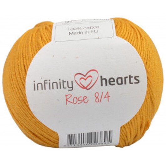 Infinity Hearts Rose 8/4 Garn Unicolor 190 Senap