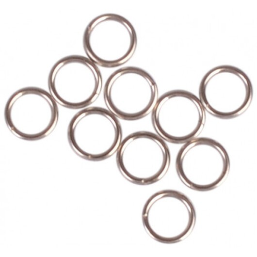 Infinity Hearts Nyckelring Tunn Silverfärgad 5mm - 10 st