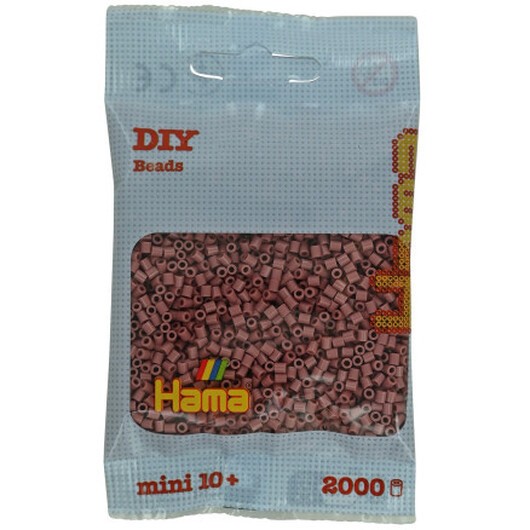 Hama Mini Pärlor 501-111 Mörk Blush - 2000 st