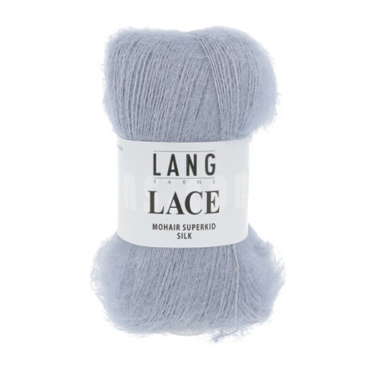 Lang Yarns Garn Lace 133 Ljus Denim