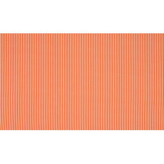 Minimals Bomullspoplin Tyg Print 333 Stripe Orange 145cm - 50cm