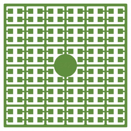 Pixelhobby Midi Pärlor 342 Papegojgrön 2x2mm - 140 pixels