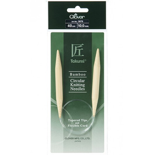 Clover Takumi Rundstickor Bambu 40cm 10,00mm