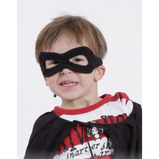 Little Zorro by DROPS Design - Mask Virkmönster One size - One Size