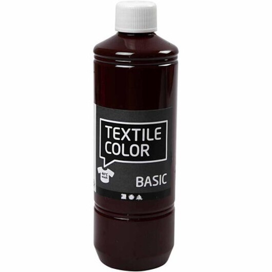 Textilfärg, aubergine, 500 ml/ 1 flaska