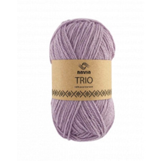 Navia Trio Garn 351 Ljus Lavendel