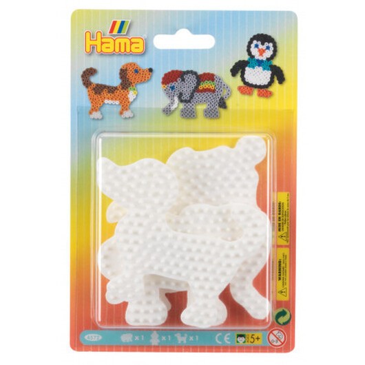 Hama Midi Blisterpack 4572 Elephant, Penguin & Dog - 3 st.