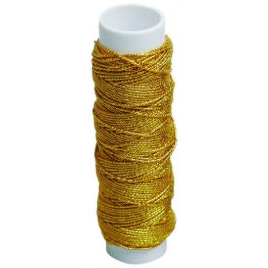 Elastisk tråd Lurex Gold 10 m