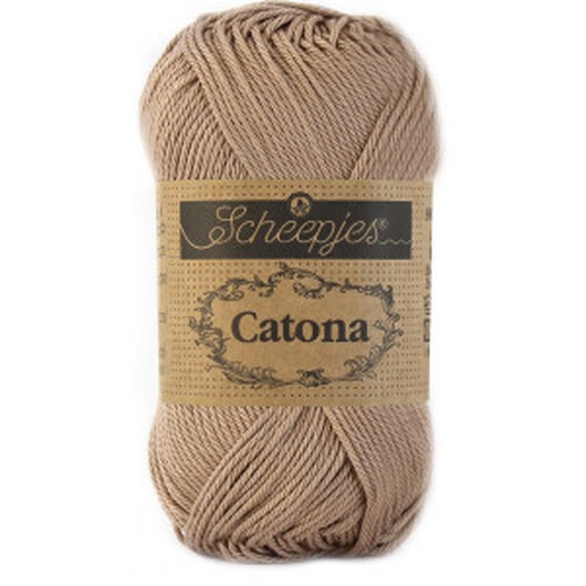 Scheepjes Catona Garn Unicolor 506 Caramel