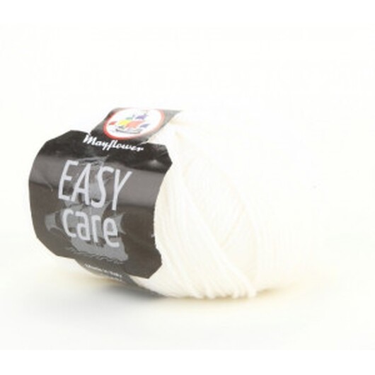 Mayflower Easy Care Garn Unicolor 01 Vit