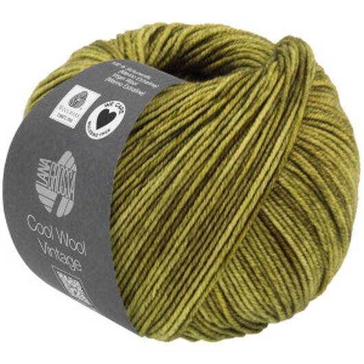 Lana Grossa Cool Wool Vintage Garn 7361 Oliv