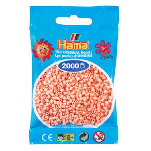 Hama Mini Pärlor 501-26 Matt Rosa - 2000 st.