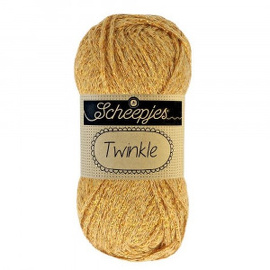 Scheepjes Twinkle Garn Glimmer 941 Guld