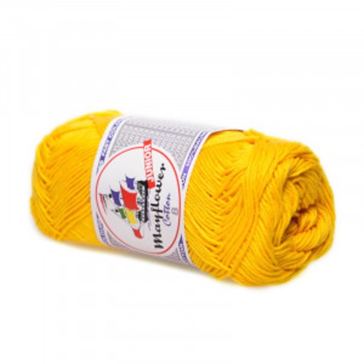 Mayflower Cotton 8/4 Junior Garn 498 Dov Gul