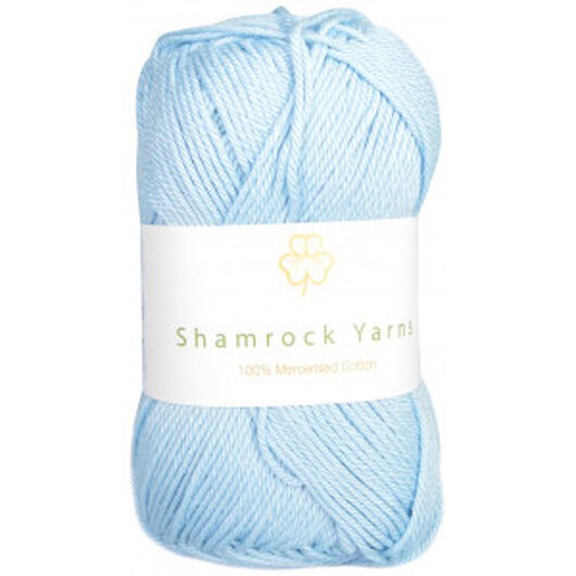 Shamrock Yarns Mercerised Cotton 81 Ljusblå