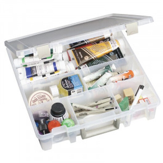 ArtBin Super Satchel Plastlåda med 6 fack Transparent 37,5x36x9cm