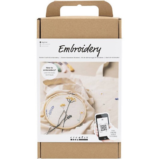 Start DIY Kit Broderi, Blommor, 1 förp.