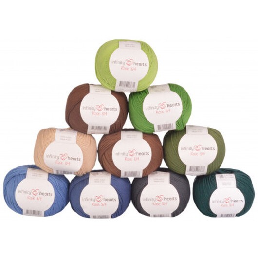 Infinity Hearts Rose 8/4 Garnpaket 05 Skogens färger - 10 st