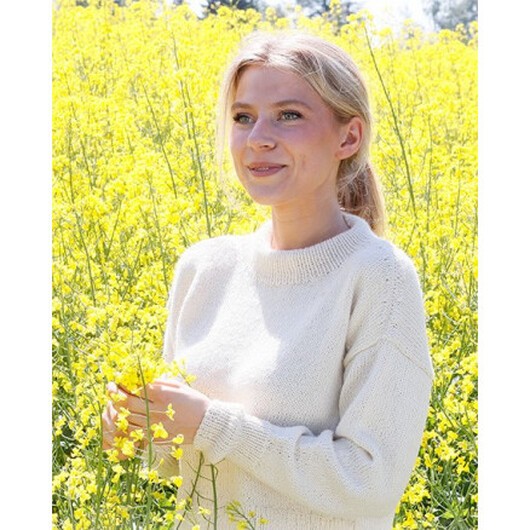 Camomile by DROPS Design - Tröja Stickmönster str. S - XXXL