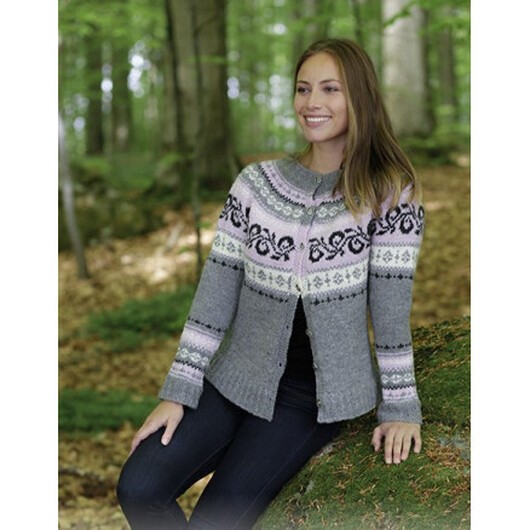 Telemark Jacket by DROPS Design - Jacka Stickmönster strl. S - XXXL