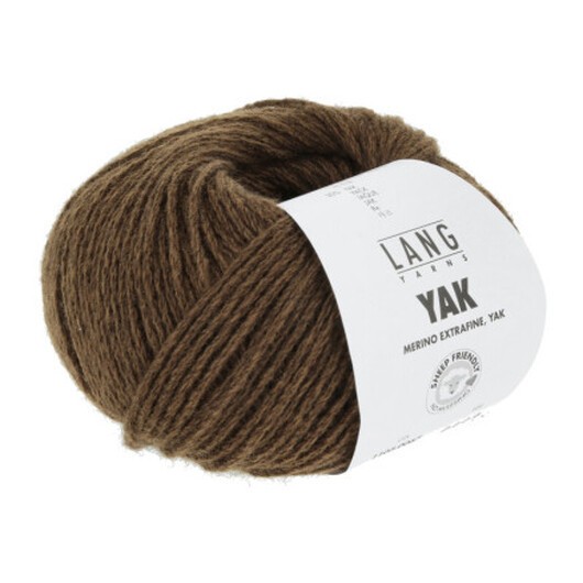 Lang Yarns Garn Yak 67 Ljus Brun