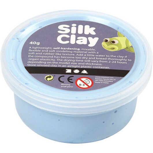 Silk ClayÂ®, neonblå, 40 g/ 1 burk