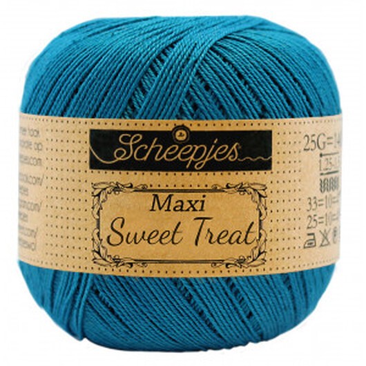 Scheepjes Maxi Sweet Treat Garn Unicolor 400 Petron Blue