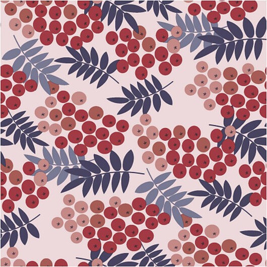 Servetter, Rönnbär, stl. 33x33 cm, 20 st./ 1 förp.