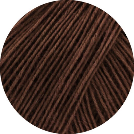 Lana Grossa Ecopuno Garn 224 Chokladbrun