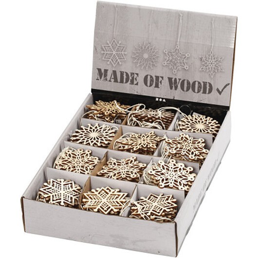 Ornament, Dia. 7 cm, tjocklek 0,3 cm, 200 st./ 1 förp.