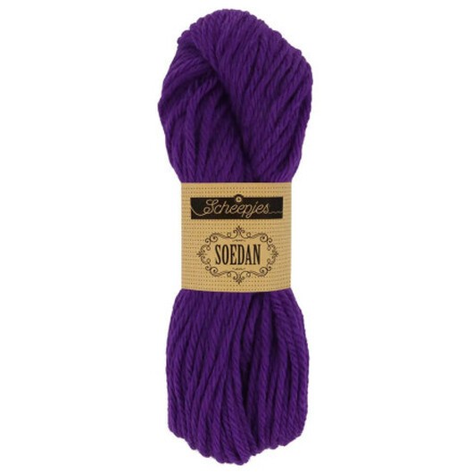 Scheepjes Soedan Garn 3002 Mörk Lila