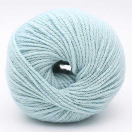 Kremke Soul Wool The Merry Merino 110 GOTS Garn 20 Isblå