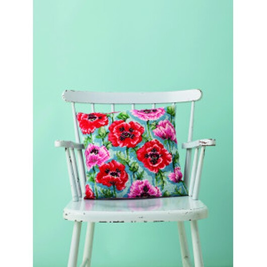 Permin Broderikit Vallmo 39x39cm