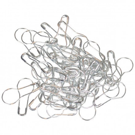 Infinity Hearts Maskmarkörer/Markeringsringar Metall Silver 21x10mm - 50 st